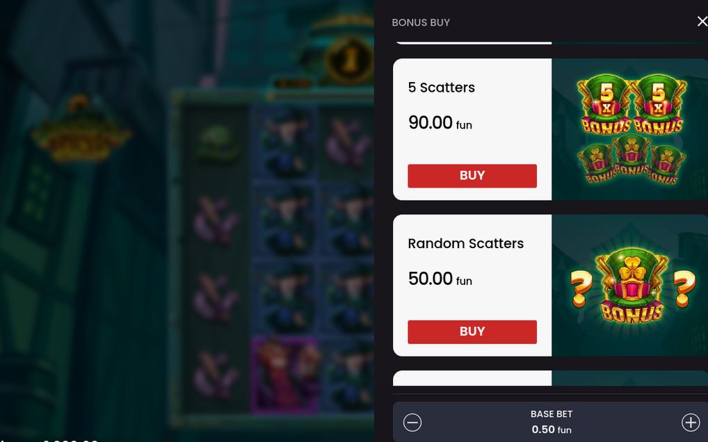 Chest Feature med fem dolda brickor att välja mellan