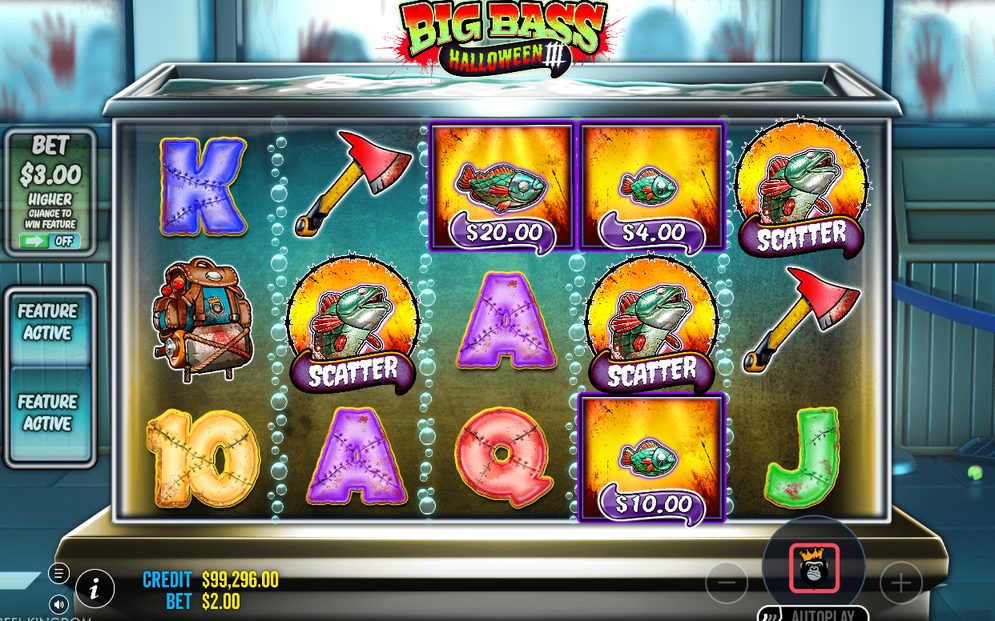Free spins med multiplikator och fiskar med pengavärden